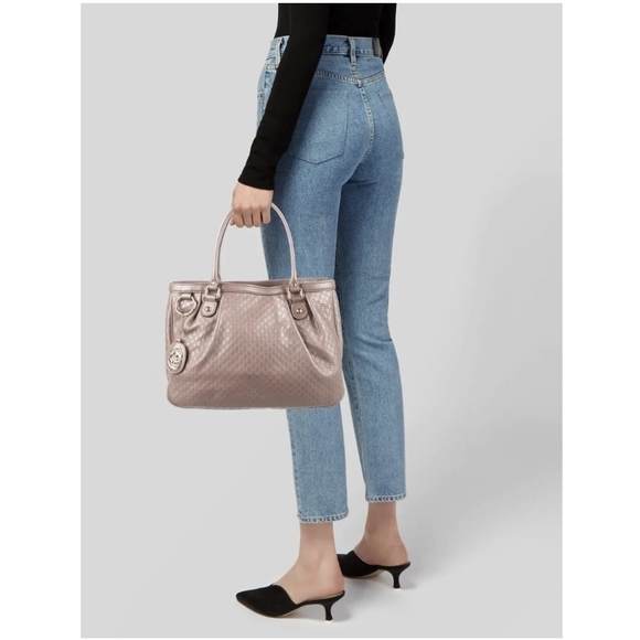 Authentic Gucci Sukey Top Handle Tote Guccissima Leather Medium - Picture 3 of 13